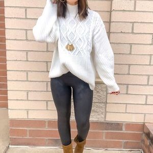 Chunky knit sweater